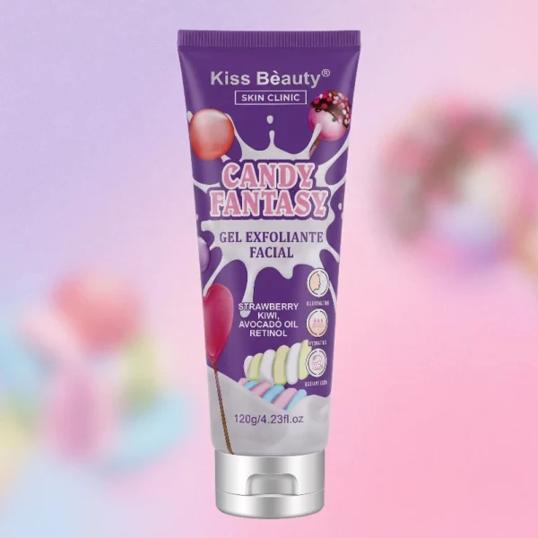 Kiss Beauty | Gels exfoliants visage Candy Fantasy | 120 g | x12