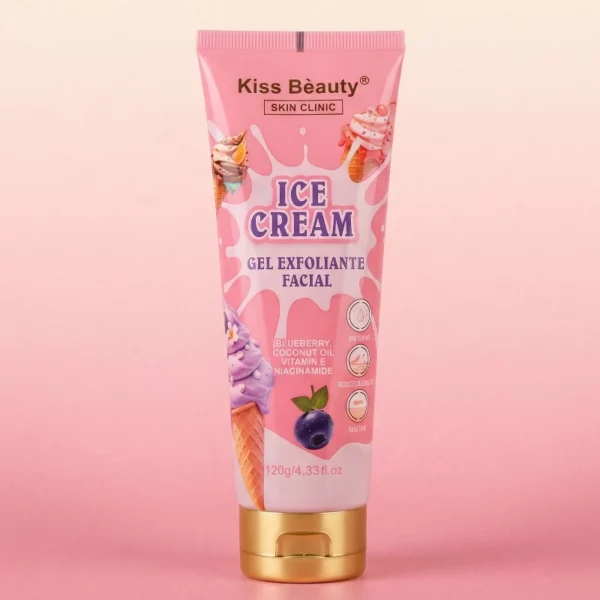 Kiss Beauty | Gels exfoliants visage Ice Cream | 120 g | x12