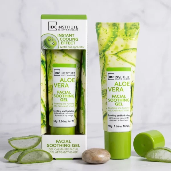 IDC Institute | Aloe Vera Gel Apaisant & Rafraîchissant Visage | Présentoir x10