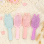 Brosse à Cheveux Ovales Colorées OREILLES FANTAISIES | Carton x12