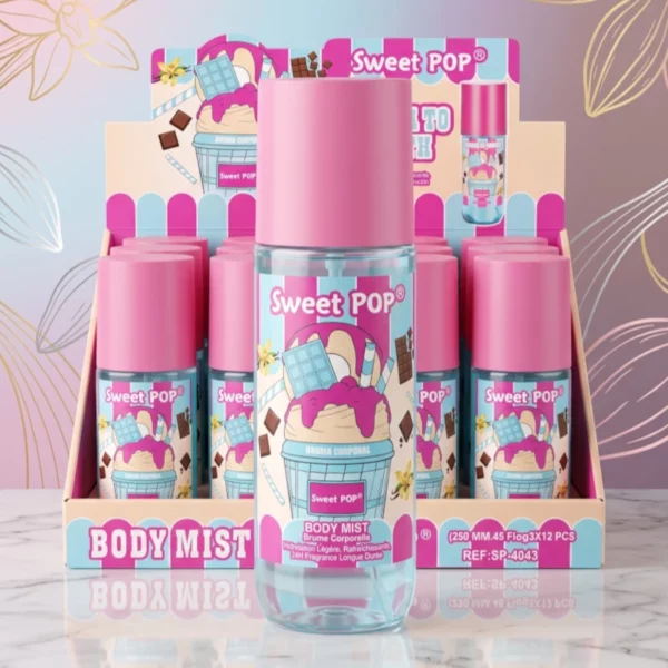 Sweet POP | Brume corporelle "Vanilla to Smooth" | Présentoir x12