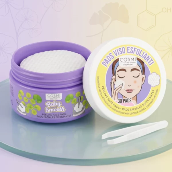 Cosmi Premium | Boîtes de 30 disques visage exfoliants | x6