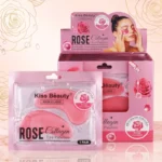 Kiss Beauty | Sachet- de 2 Patchs Yeux au Rose & Collagène | Présentoir x12