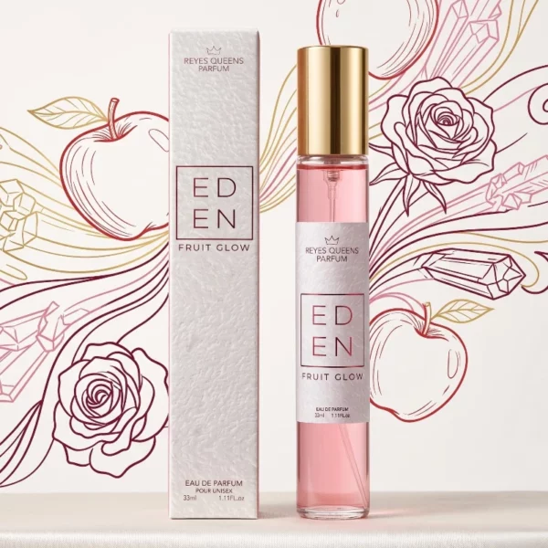 Reyes Queens | Eaux de parfum unisexes "EDEN FRUIT GLOW" | 33 ml | x6