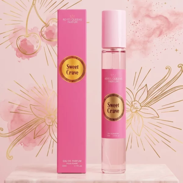 Reyes Queens | Eaux de Parfum Femme "Sweet Crave" | 33 ml | Présentoir x20