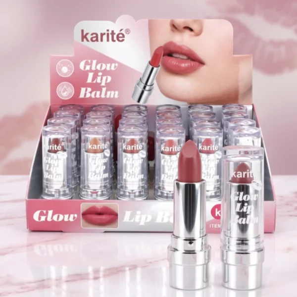 Karité | Baumes à lèvres teintés Glow Lip Balm | Présentoir x24