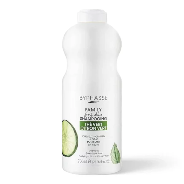 Byphasse | Shampoing Familial Fresh Delice Pour Cheveux Normaux À Gras | 750 ml | x6