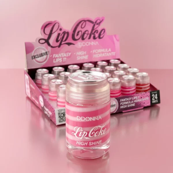 D'Donna | Gloss Lèvres "Lip Coke" – Effet Brillant & Hydratant | Présentoir x24