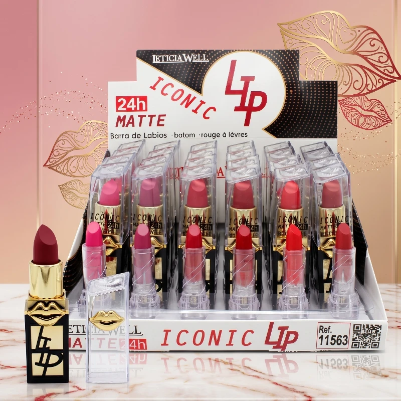 rouge-a-levres-11563-leticia-well.webp Leticia Well | Rouge à lèvres "Iconic Matte 24 h" | Présentoir x24 – Image 1