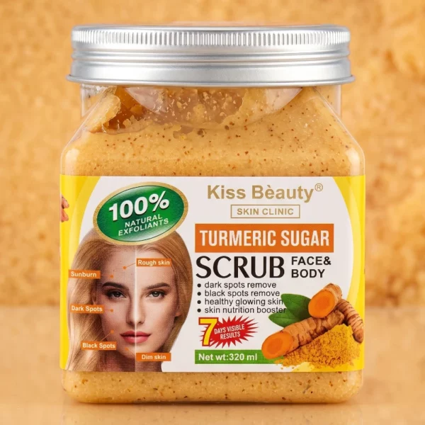 Kiss Beauty | Gommages visage & corps Curcuma | x6