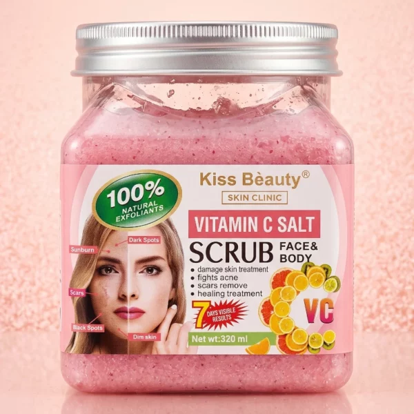 Kiss Beauty | Gommages visage & corps Vitamine C | x6